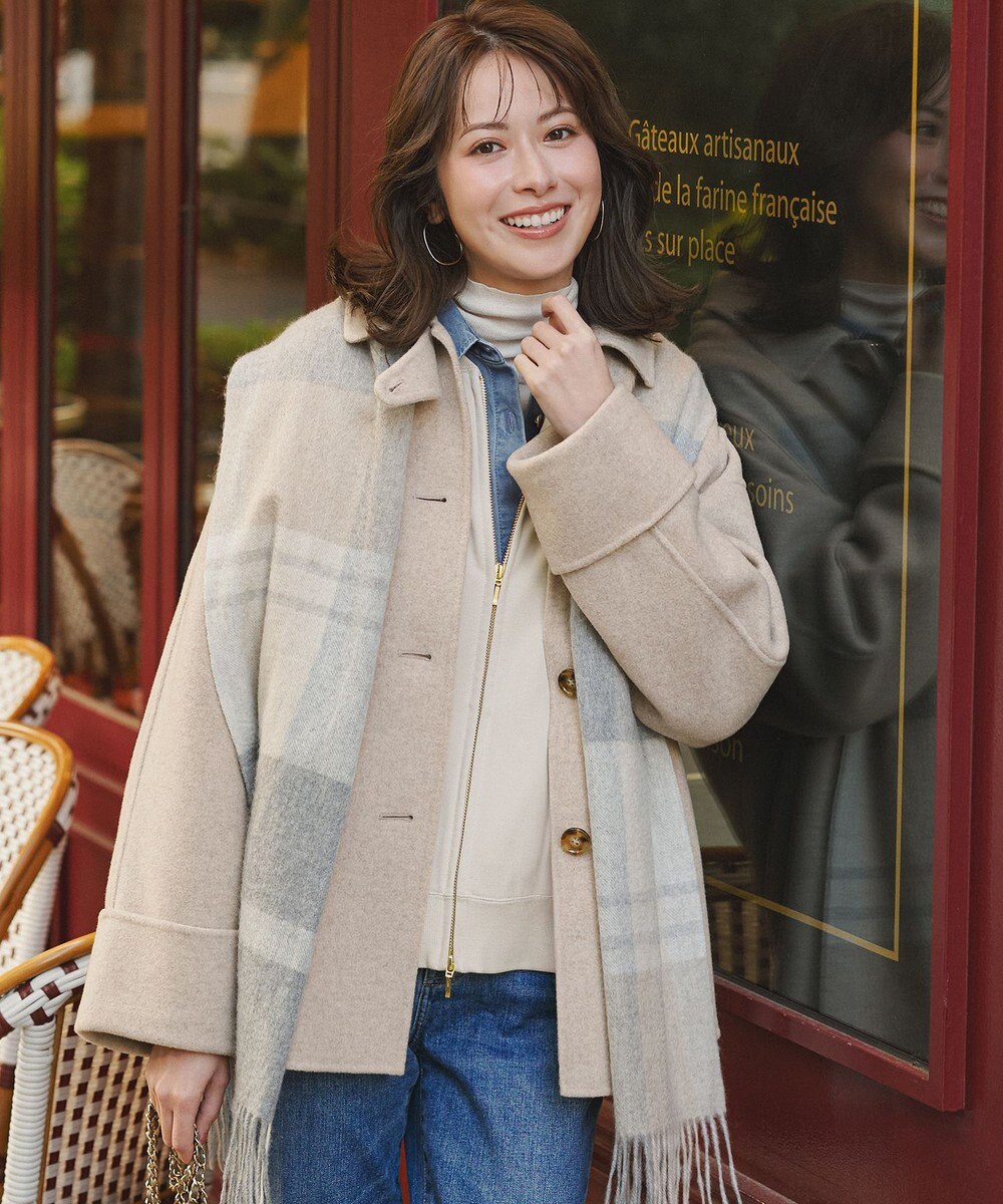 23区 L 【VERY掲載】MANTECOPure リバー ステンカラーコート 