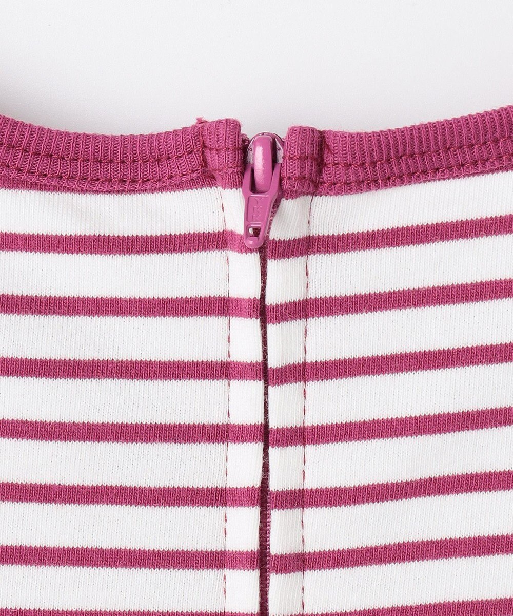 組曲 KIDS 【150-160㎝】マリンボーダー ワンピース 