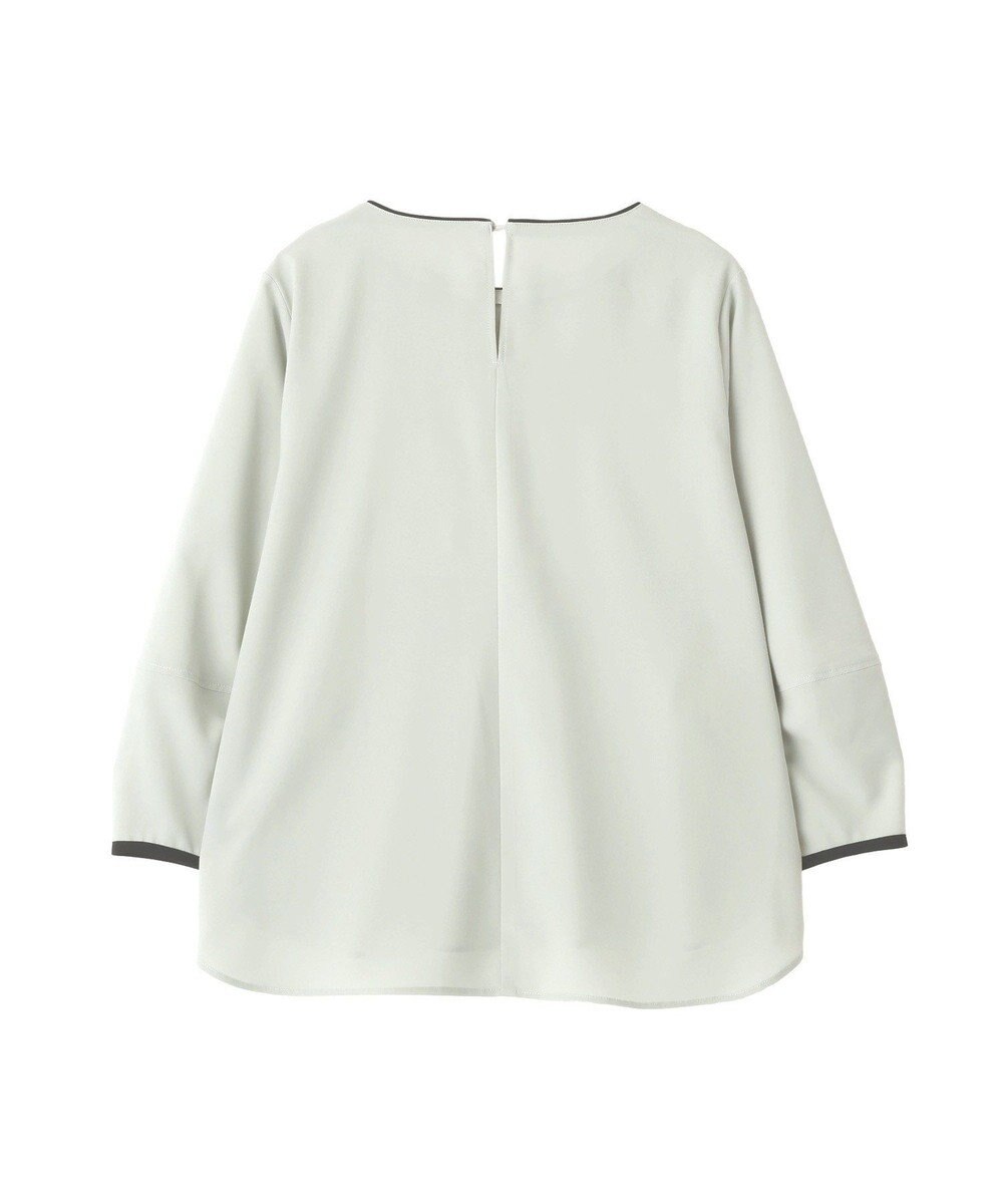 YECCA VECCA 配色パイピングブラウス 