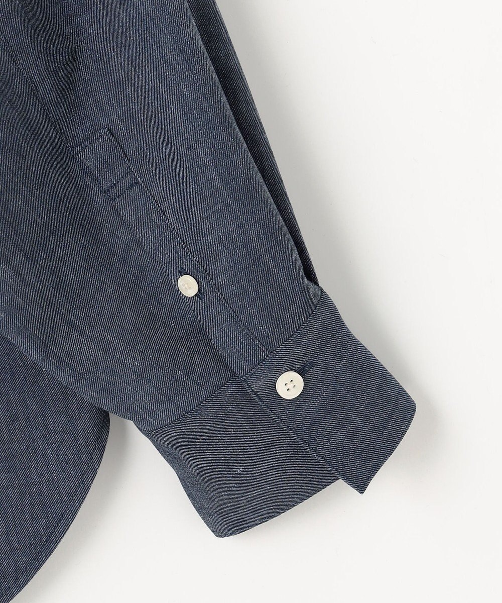 自由区 L 【セットアップ対応】ソフトリネンダンガリー シャツ 