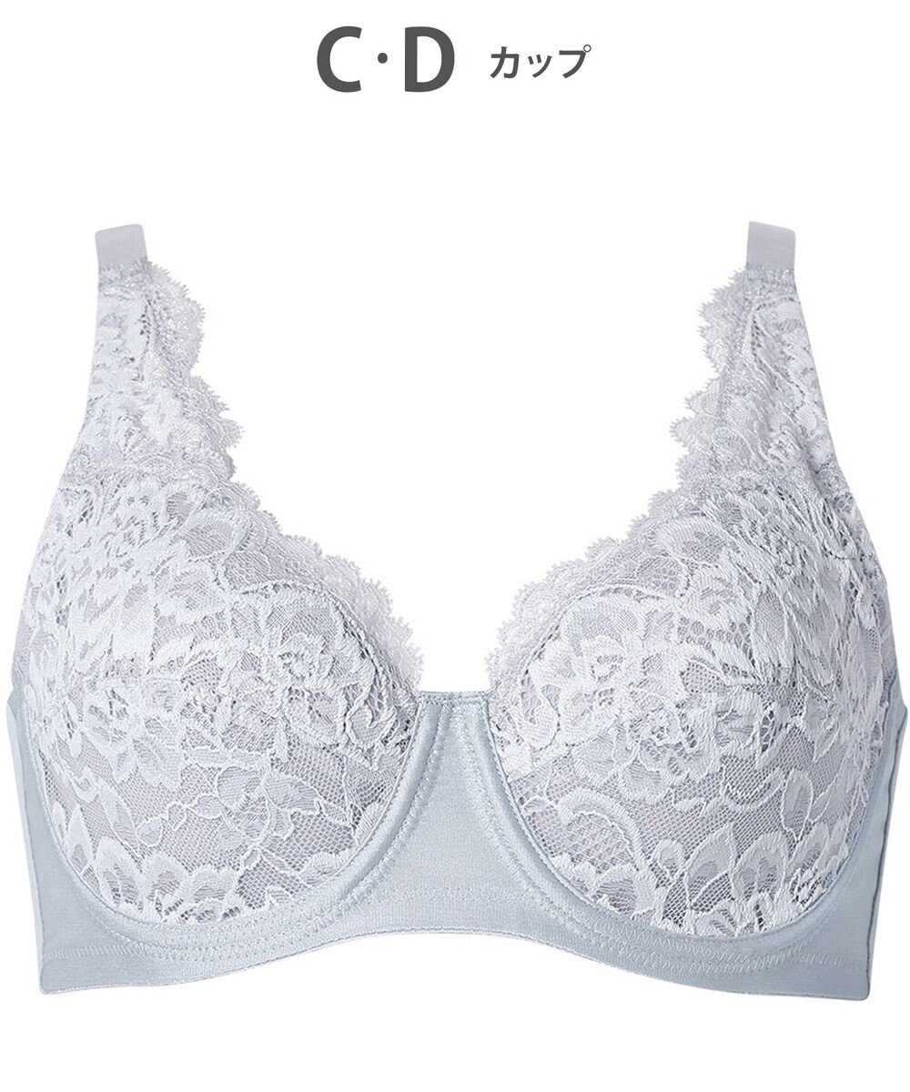 Wing ブラジャー ワイヤーが痛くなりにくい 綿混(カップ肌側・バック) フルカップブラ NB2704 ウイング／ワコール 