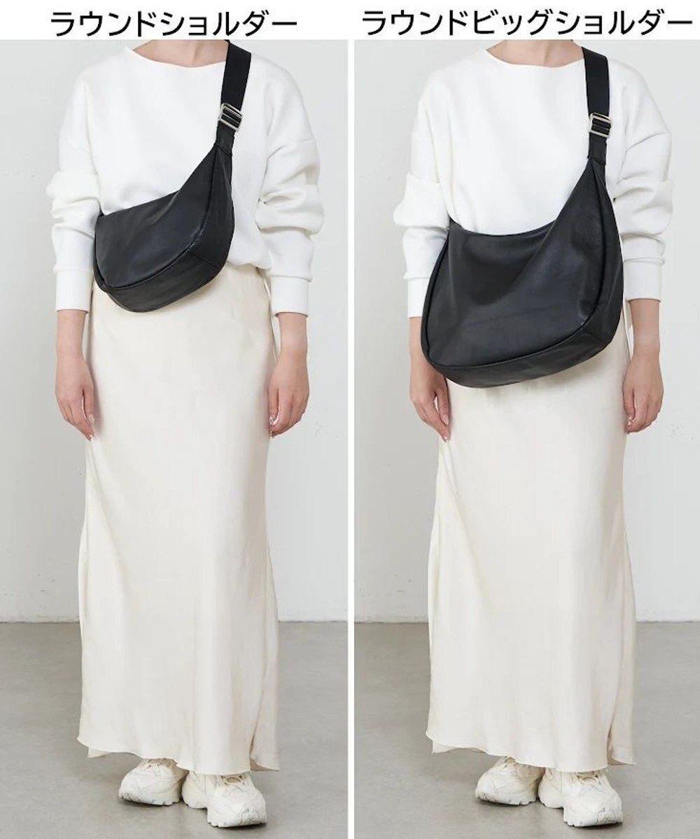 russet ＜ブランド人気No.1ショルダー＞ソフトレザーラウンドショルダーバッグ(CE-1326-WEB) 