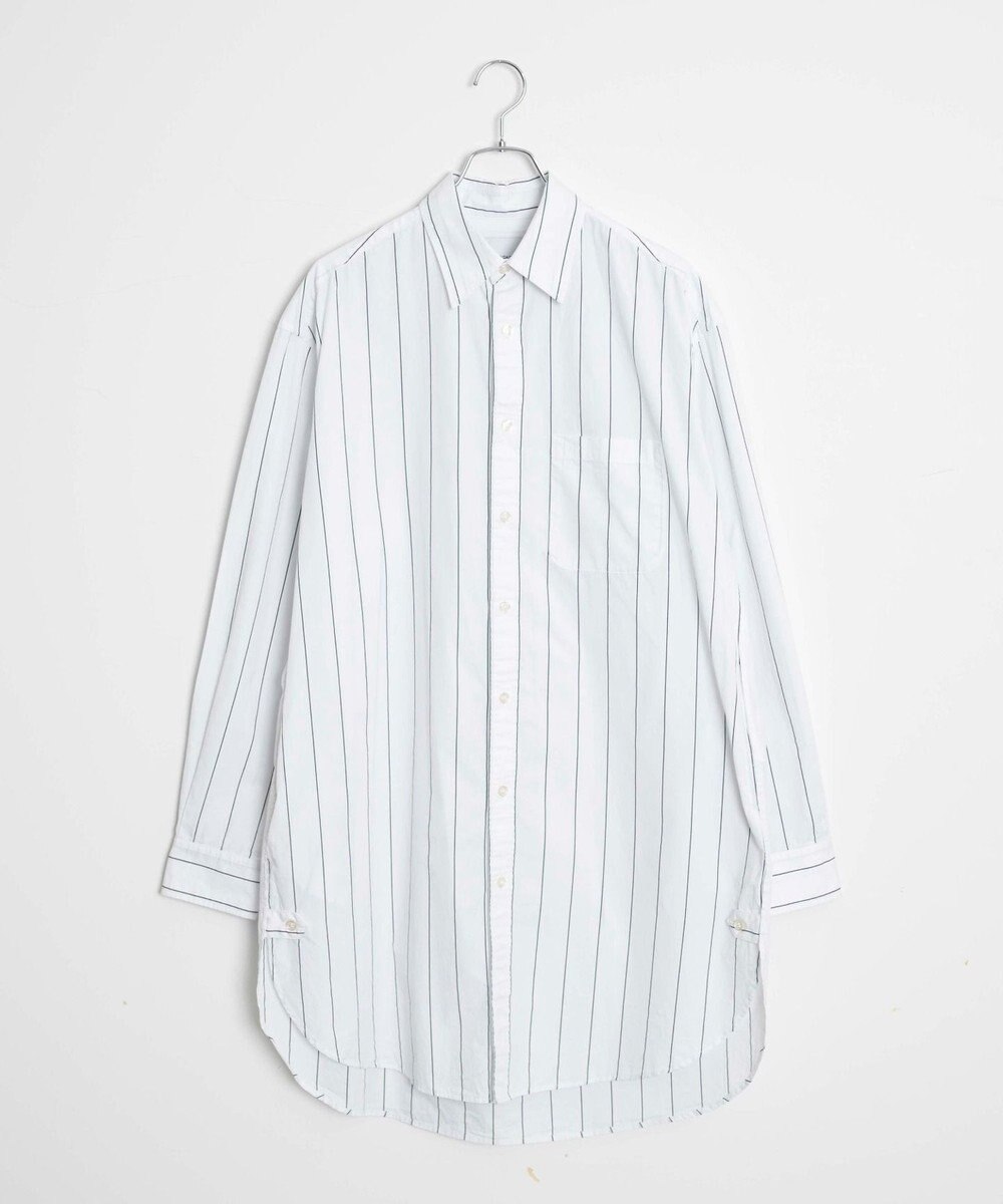 WEGO ストライプロングシャツ 