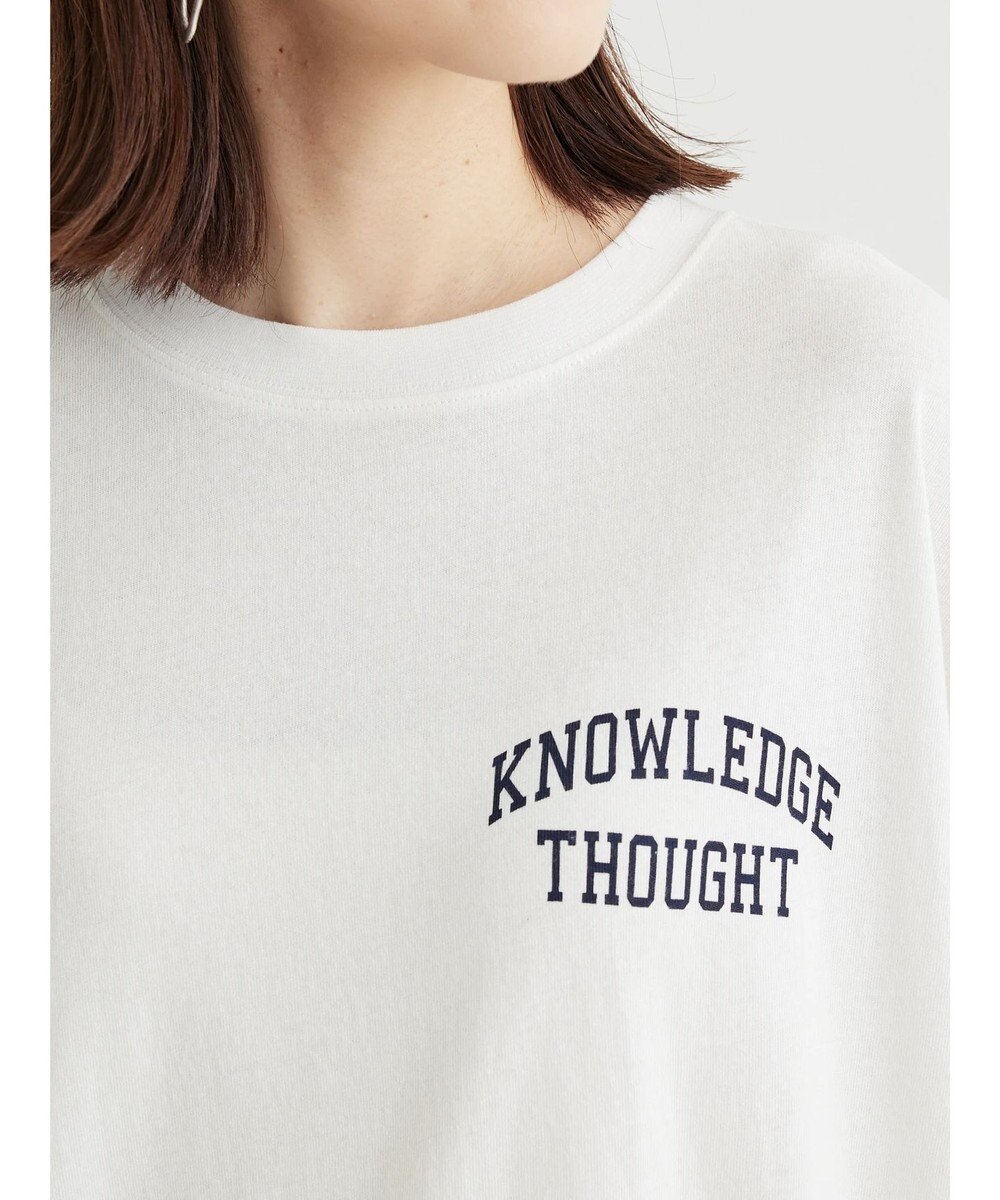 Green Parks ワンポイントカレッジロゴ裾ラウンドチュニック 