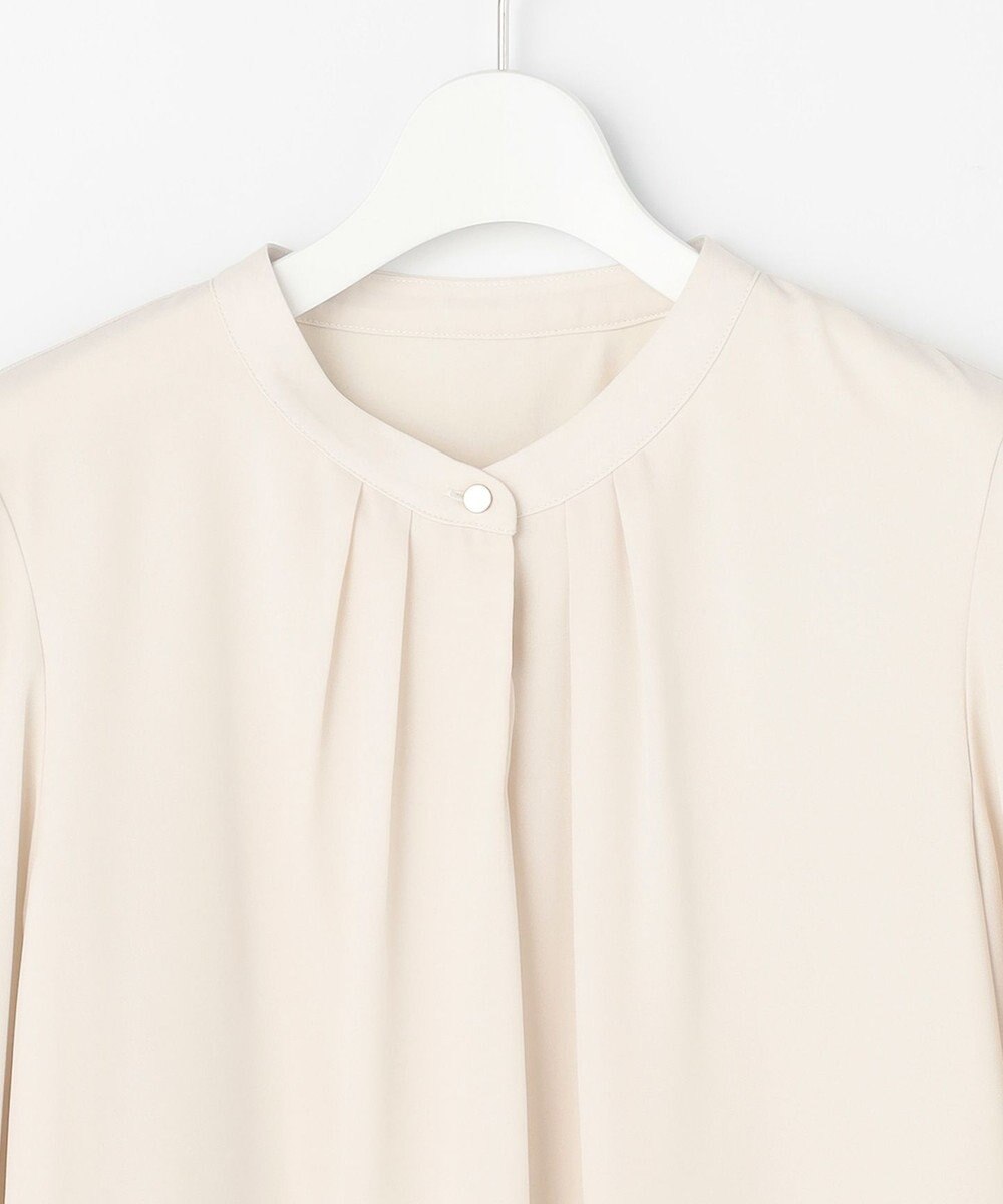 ANY SIS L 【裏起毛】エニポカ バンドカラー ブラウス 