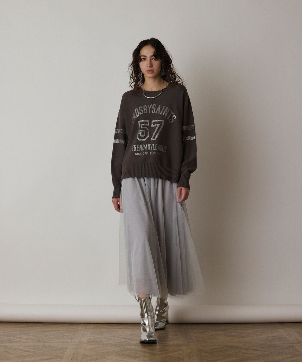 GRACE CONTINENTAL ナンバリングニットトップ 