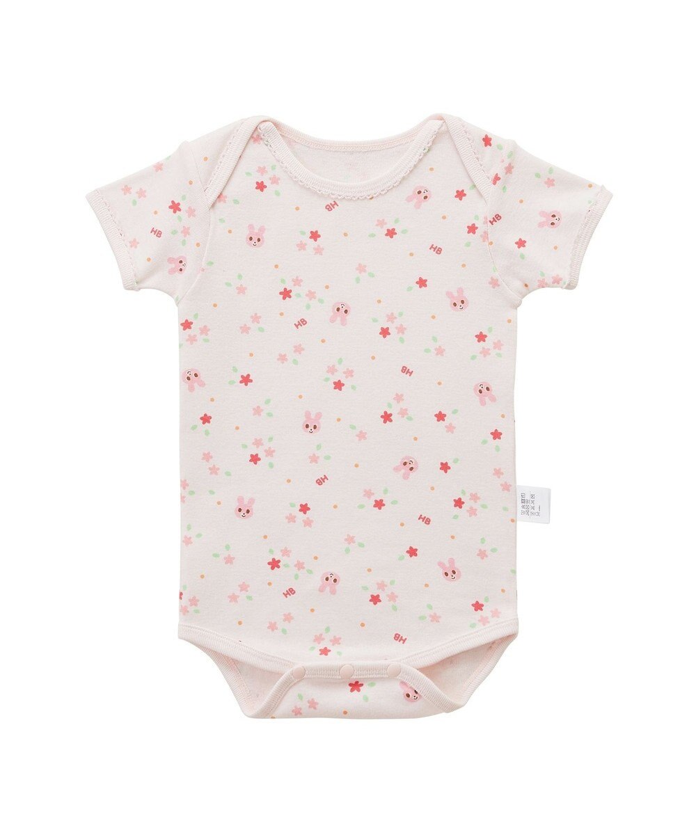 MIKI HOUSE HOT BISCUITS 【70-80cm】 半袖ボディシャツ(かぶり仕様) 