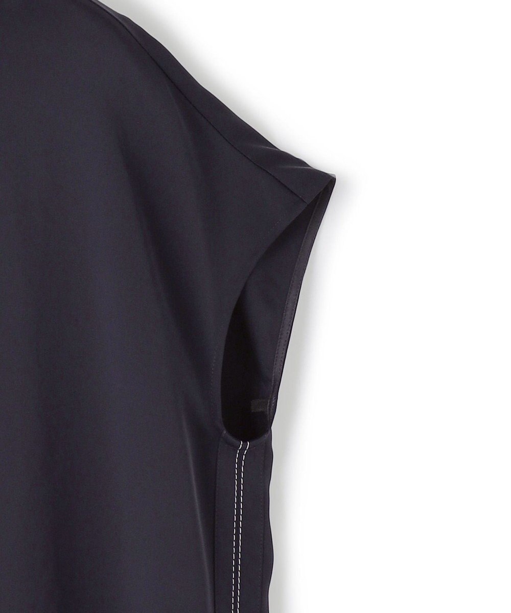 ICB L 【WEB＆一部店舗限定】LightVintageSatin ハイネックワンピース 