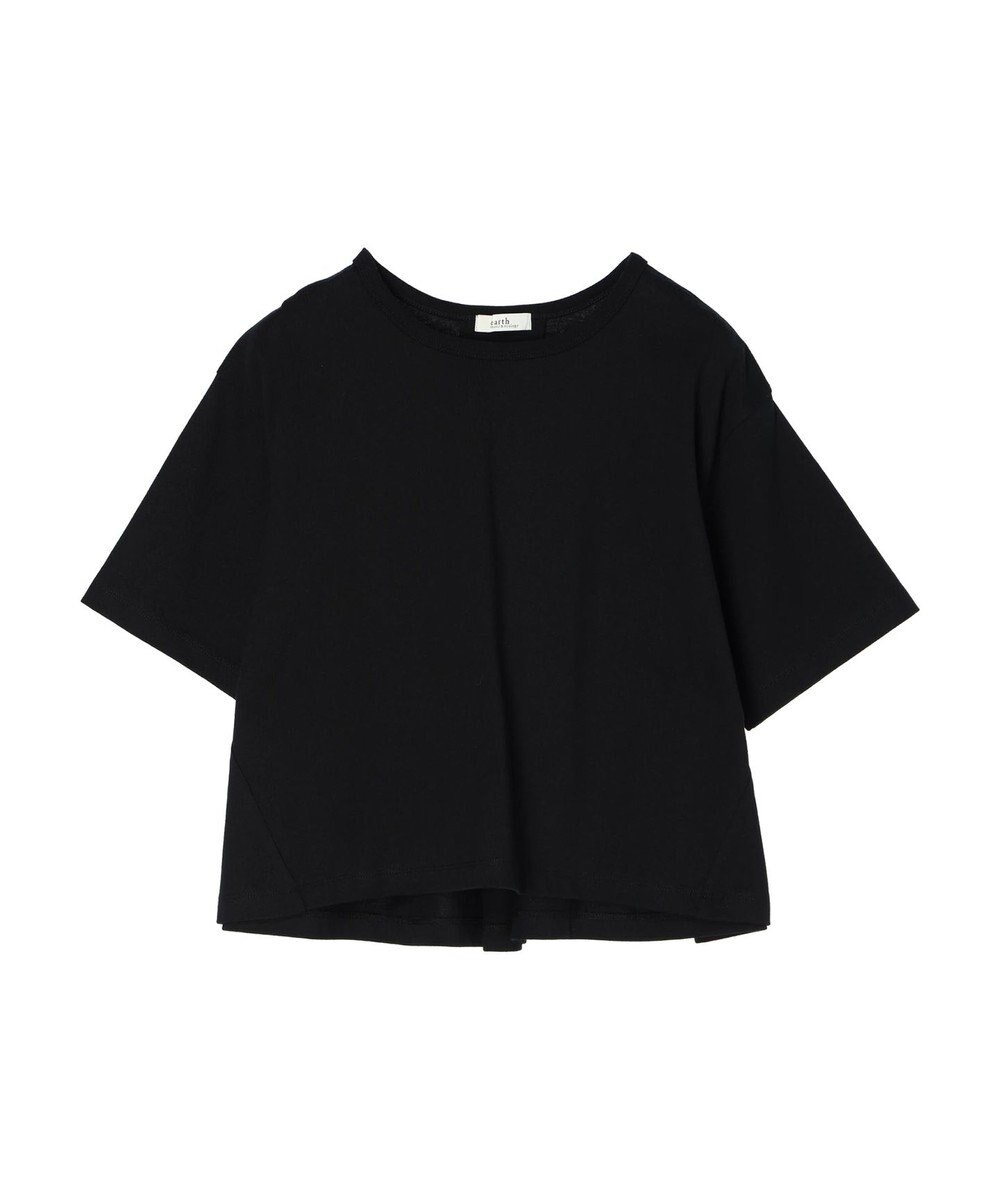 earth music&ecology バックタッククロップドＴ 