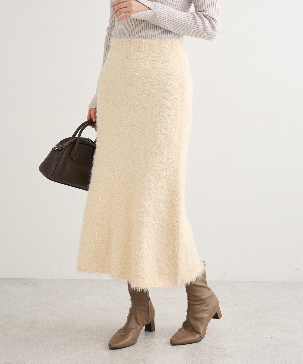 Green Parks ・Ｐｅｔｉｔ　Ｆｌｅｕｒ　シャギーマーメイドスカート 