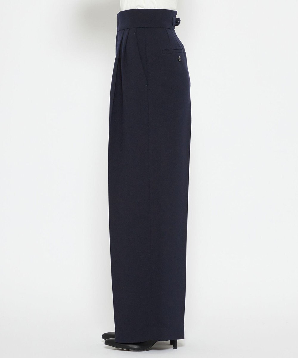 uncrave 【防しわ・洗濯機洗い可】ウォッシャブル ダブルクロス ワイドパンツ（uncrave STANDARD） 