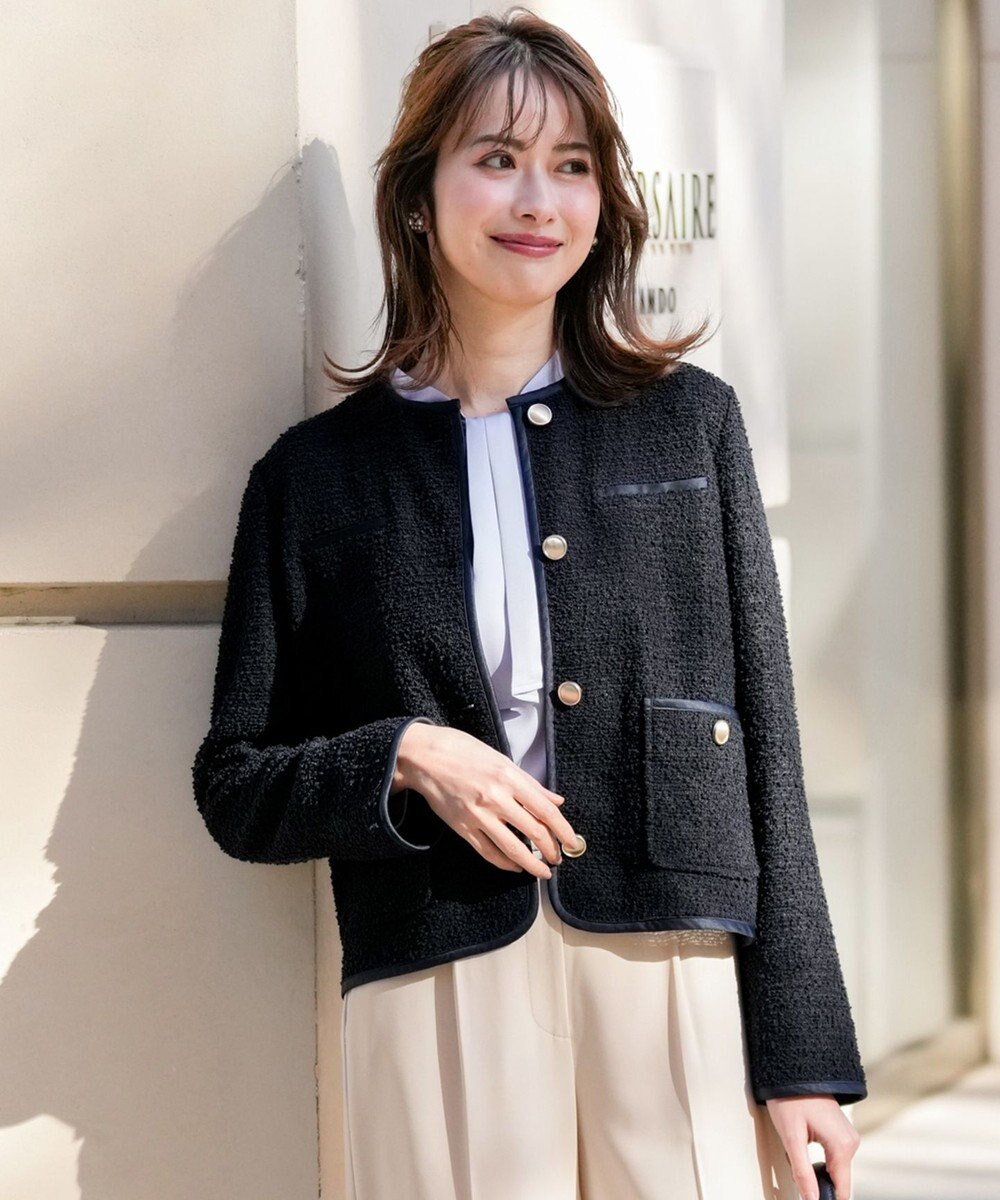 ANY SIS ネップツイード ジャケット 