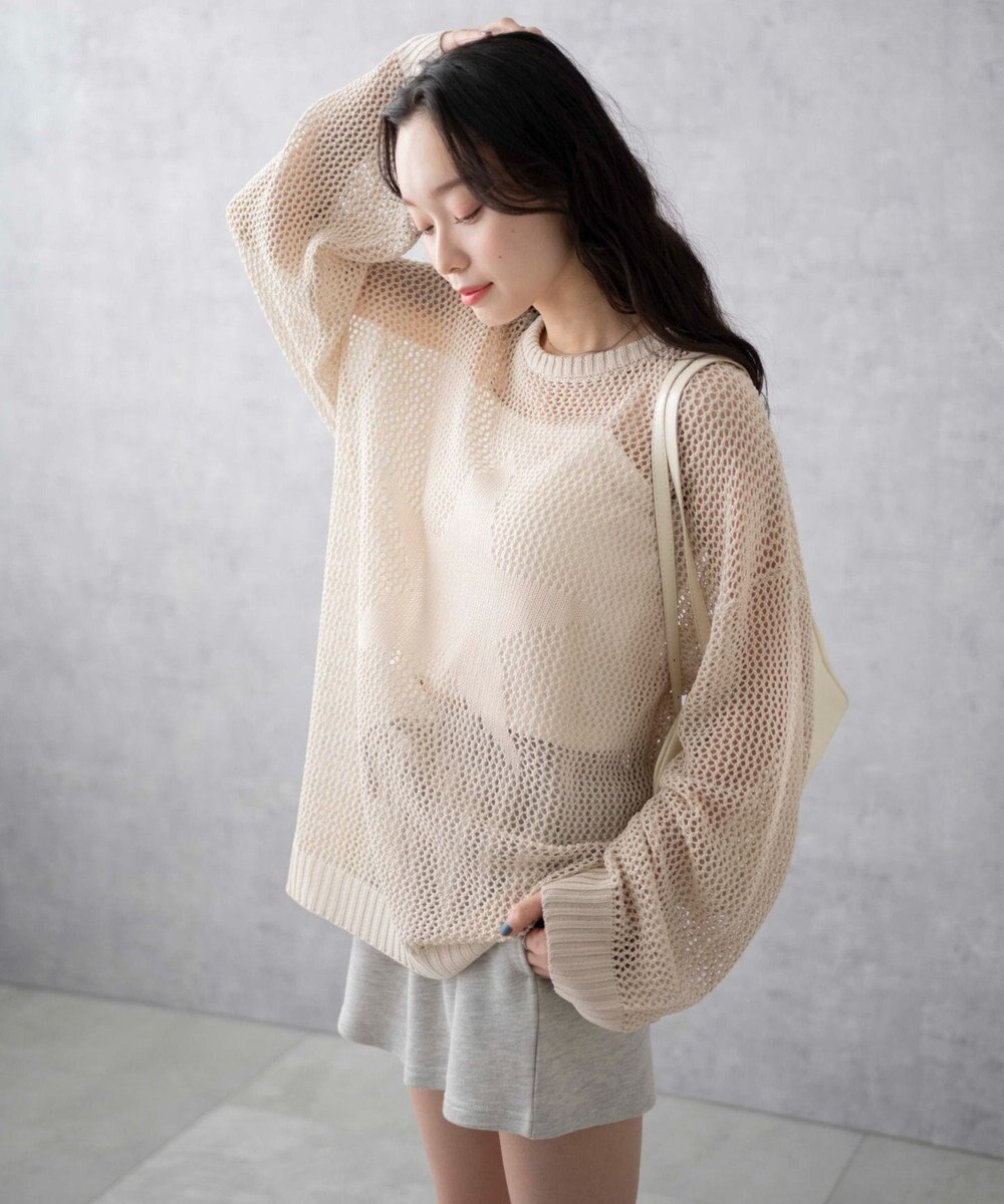 WEGO スターメッシュニットプルオーバー 