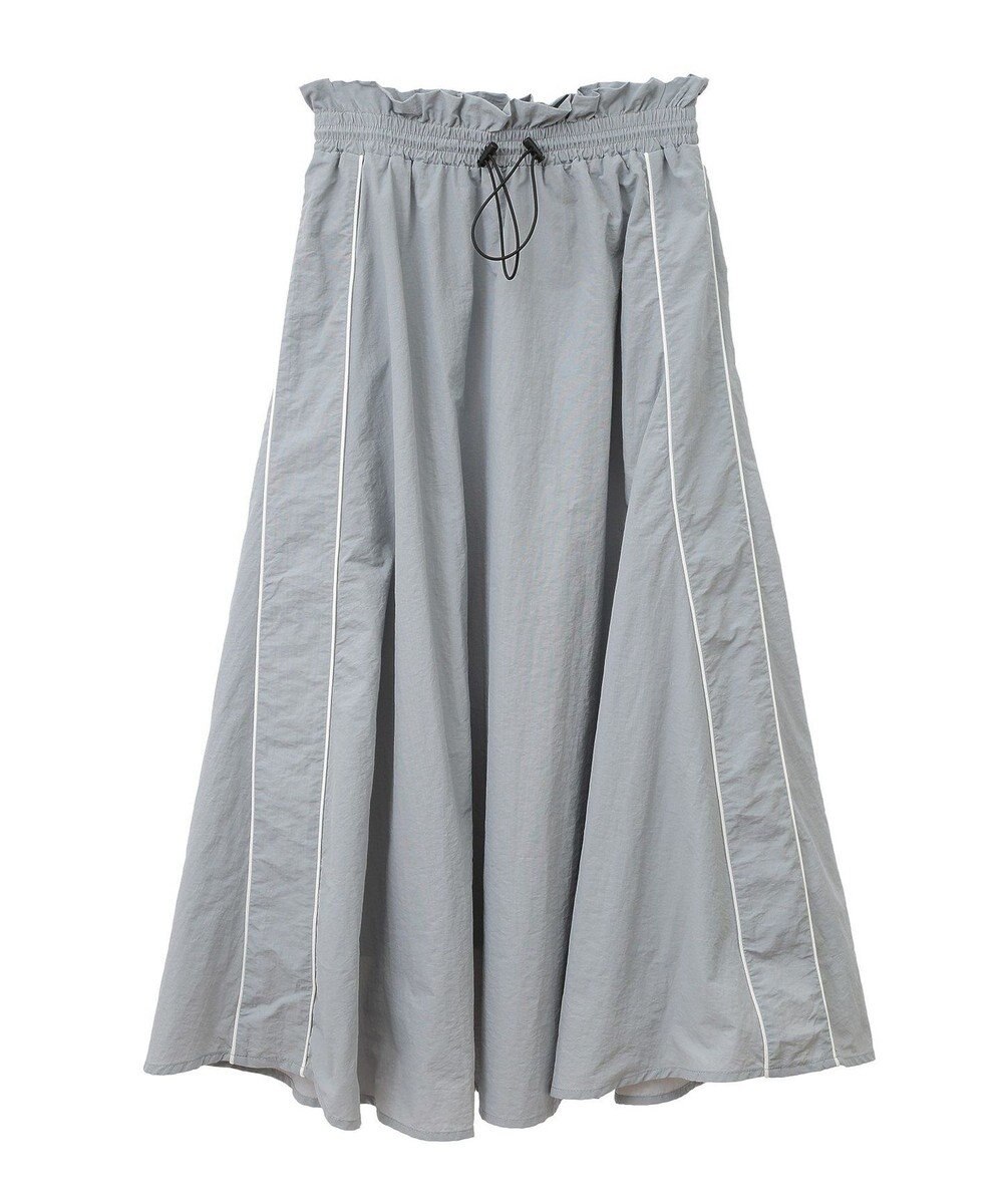 Green Parks ナイロンラインフレアスカート 