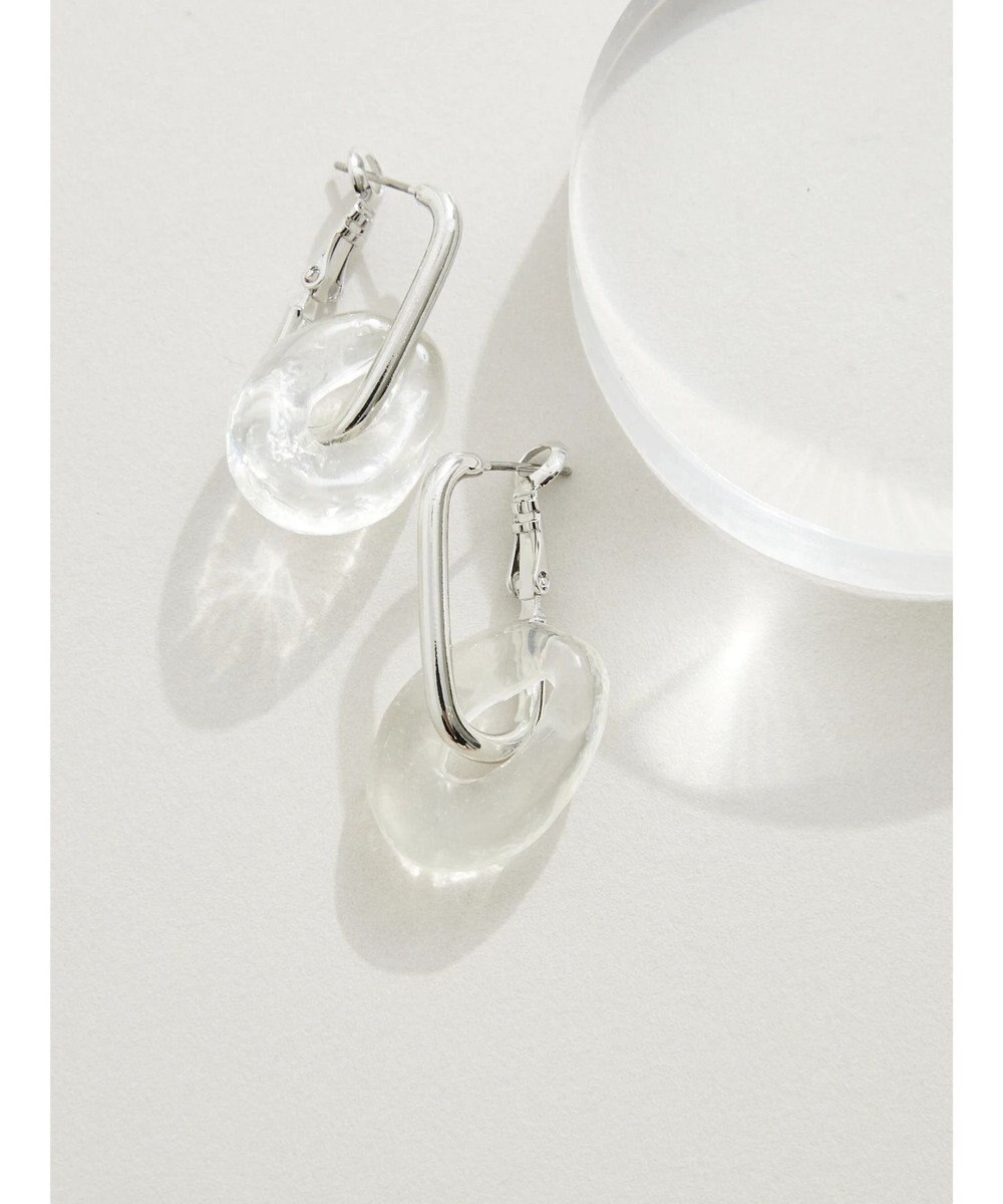 Green Parks ・ＨＡＬＦ　ＴＩＭＥ　ラフデザインクリア２ＷＡＹピアス 