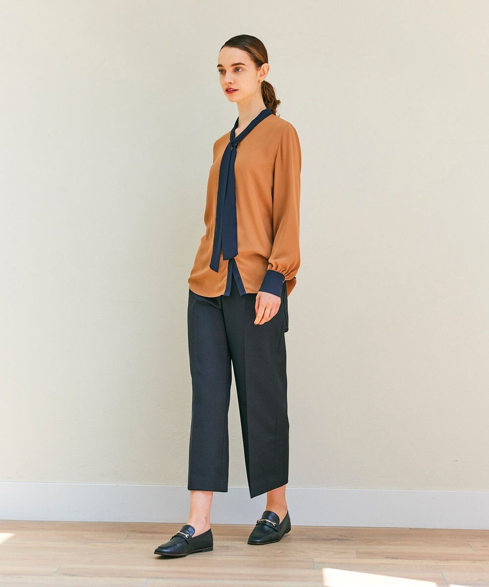 BEIGE， 【WEB限定】MAKALU / ボウタイブラウス 