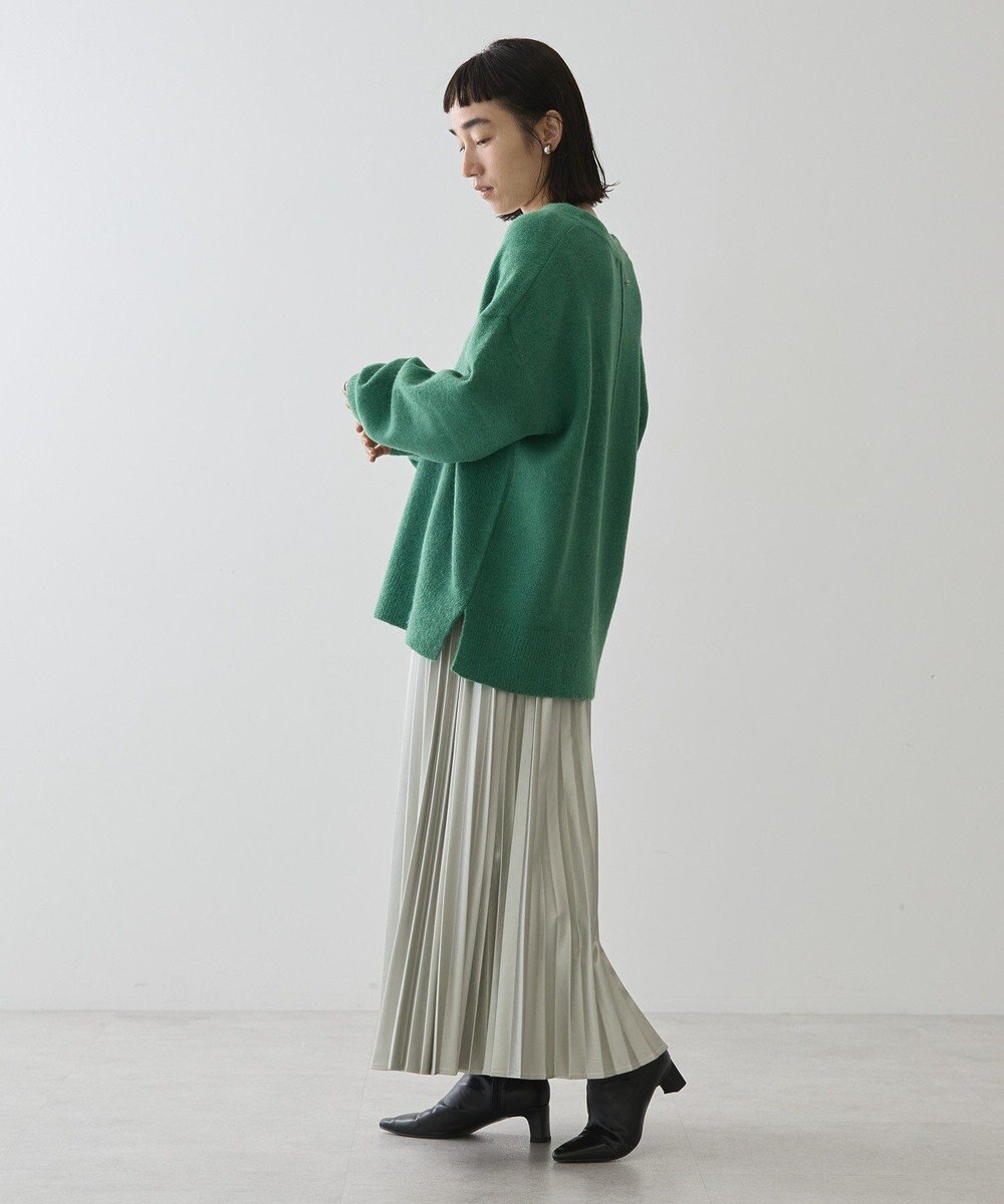 AMERICAN HOLIC カーブネックニットプルオーバー 