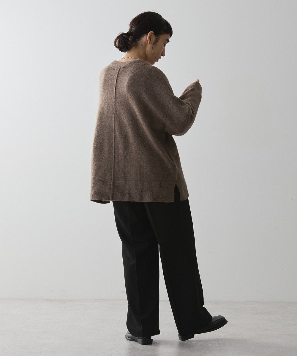 AMERICAN HOLIC カーブネックニットプルオーバー 