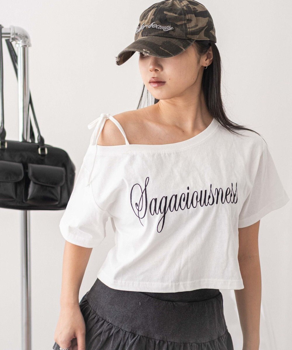 WEGO 2WAYオフショルショートT 