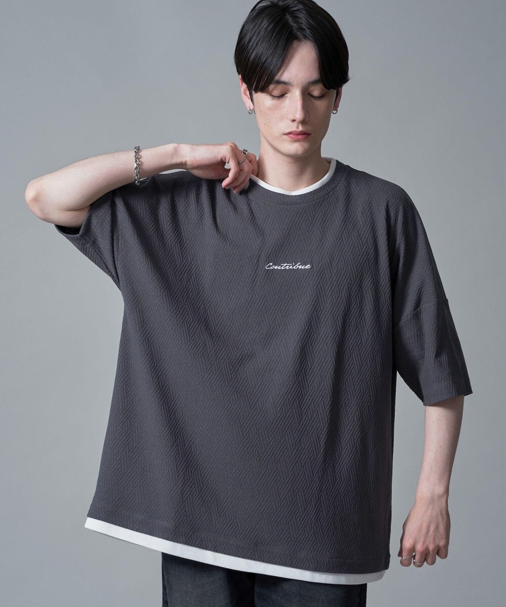 WEGO フクレジャガードフェイクレイヤードT（SS） 