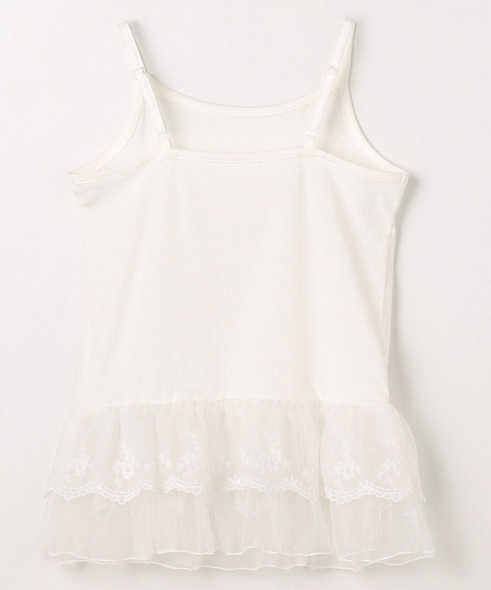 ANY KIDS 【洗濯機可能/吸汗速乾】裾レース ドライタッチ キャミソール 