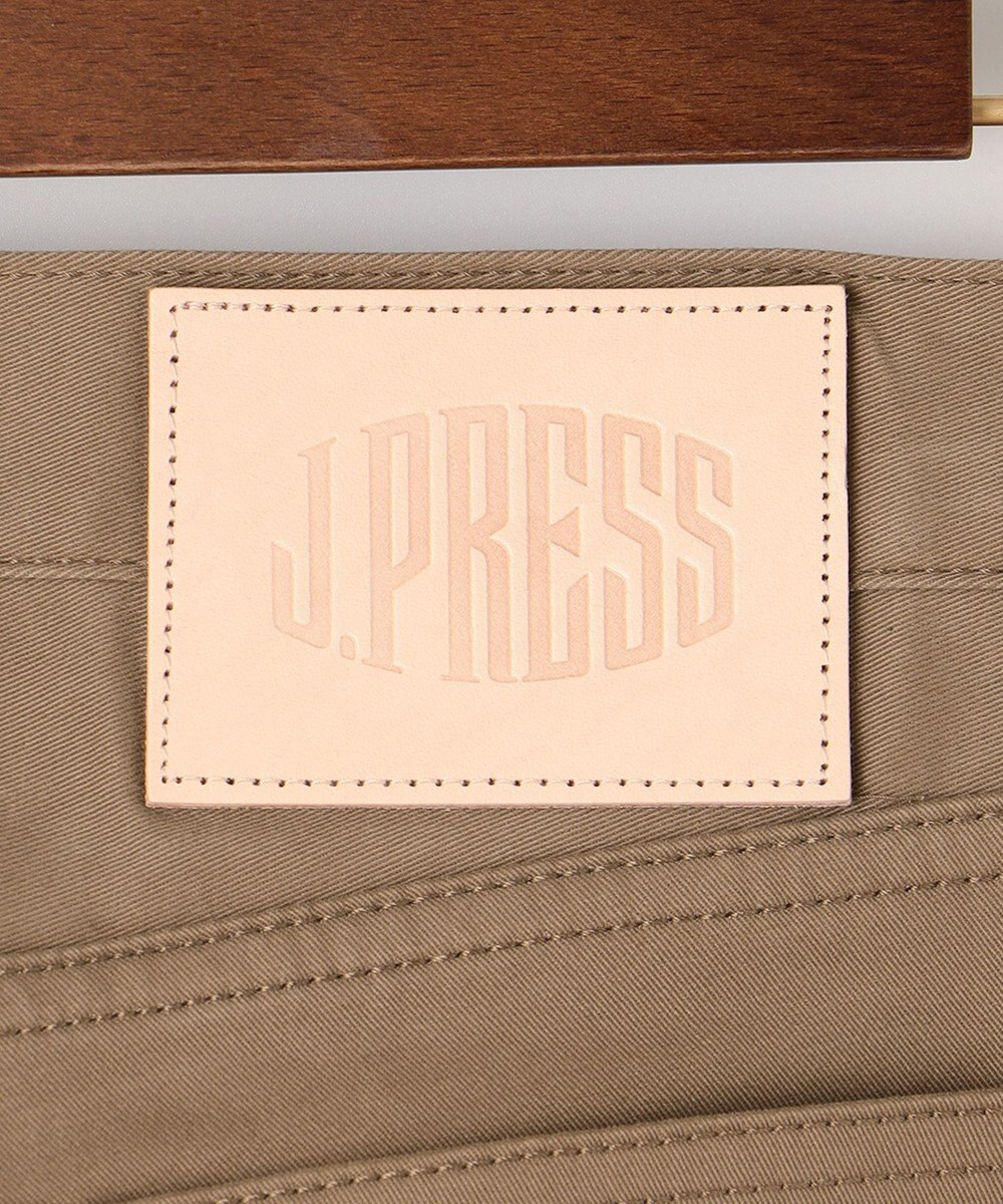 J.PRESS MEN パウダーチノストレッチパンツ 