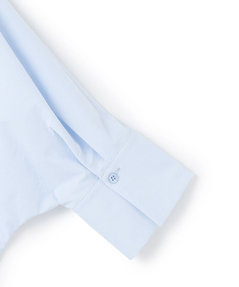 ICB L 【接触冷感・UVカット・洗える】ヴィンテージスパンブロード バンドカラーシャツ 