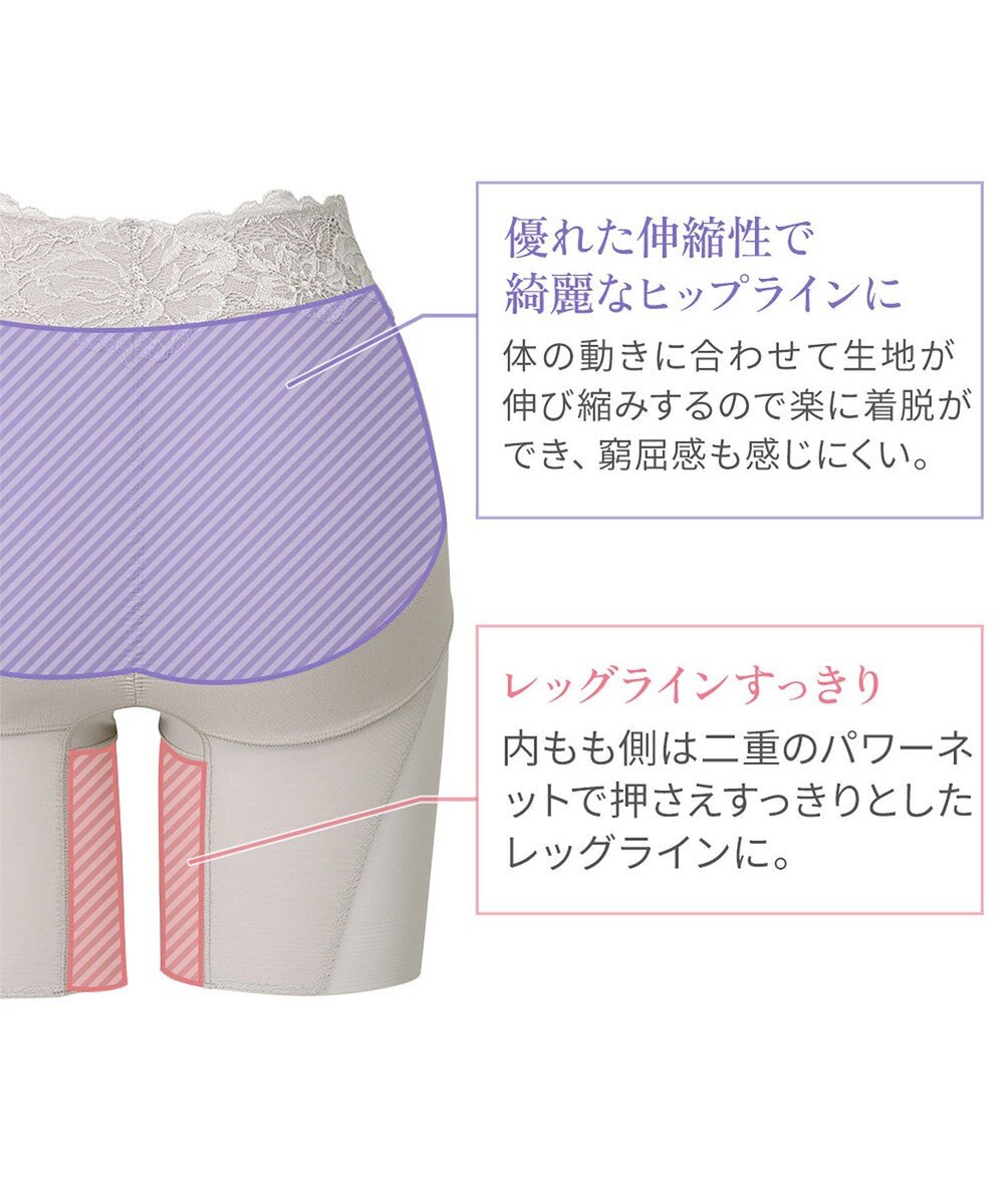 BRADELIS New York 【BRADELIS NewYork peace】おしりPラインラッピングロングショーツ24 