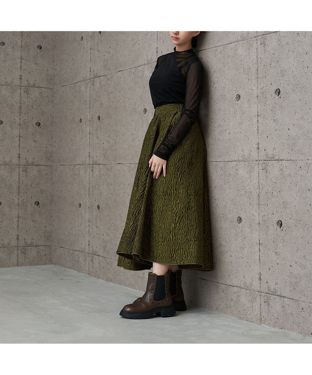 MODE ET JACOMO <carino>サイドゴアビジューショートブーツ 