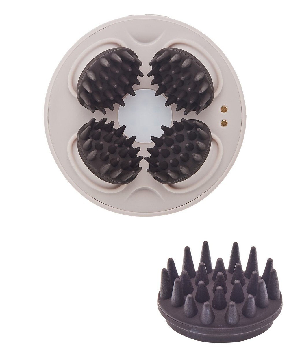 YAMATO テーブル＆キッチン 【フェスティノ】充電式EMSヘッドスパ　プレミア  サンドベージュ  SMHB-044-SB 