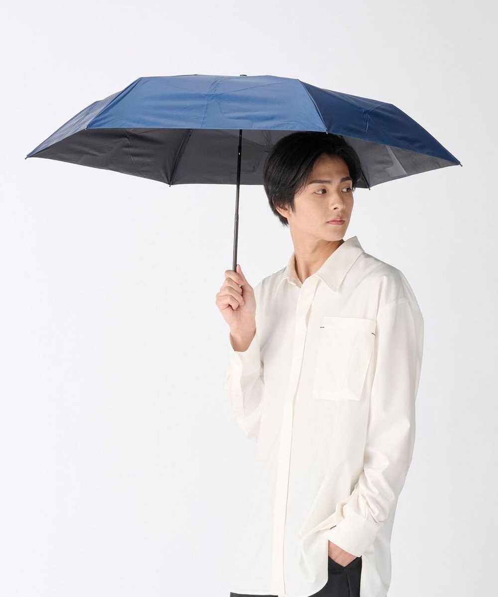 MOONBAT 【遮光100％/３秒で折りたためる日傘】晴雨兼用 折りたたみ傘 ウラワザ 