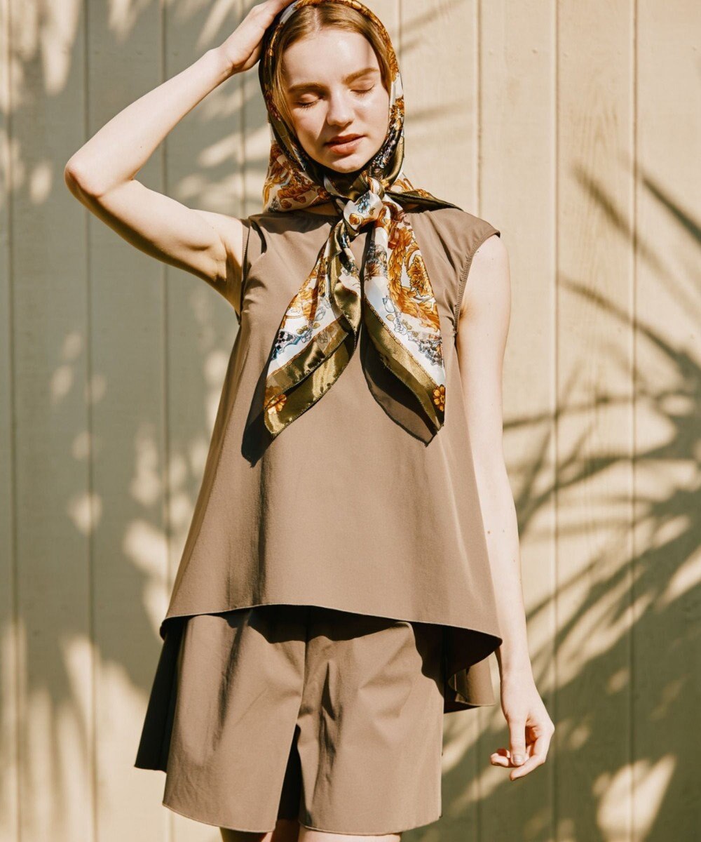 San-ai Resort（三愛水着楽園） 【UPF50＋】　タンクトップキュロット3点セット　9M・11L　【San-ai Resort（サンアイリゾート）】 