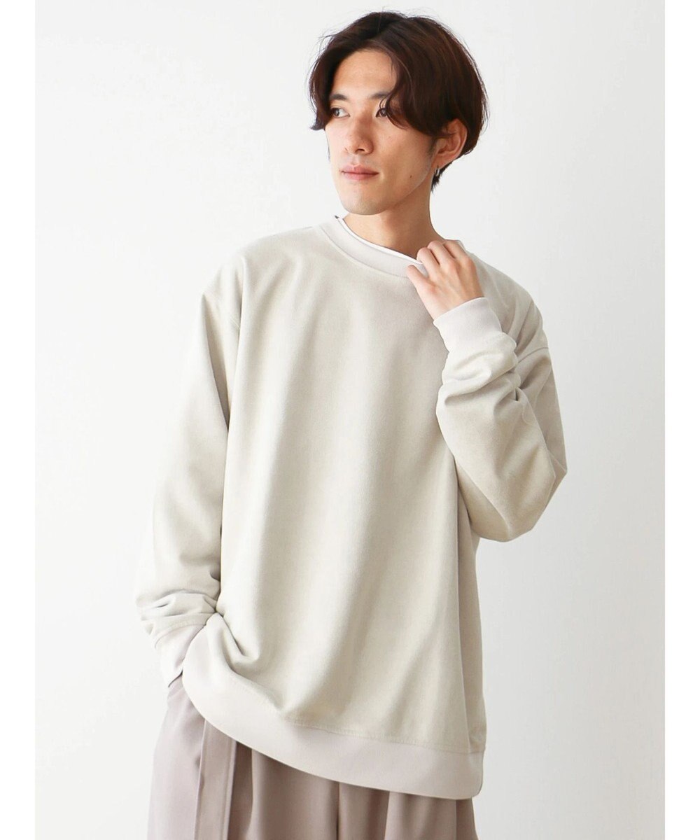 CRAFT STANDARD BOUTIQUE フェイクスエードスウェット 