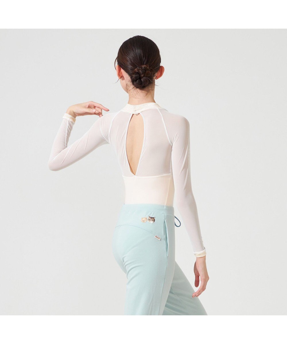 Chacott ◎【Nela ライン】ロングスリーブレオタード 