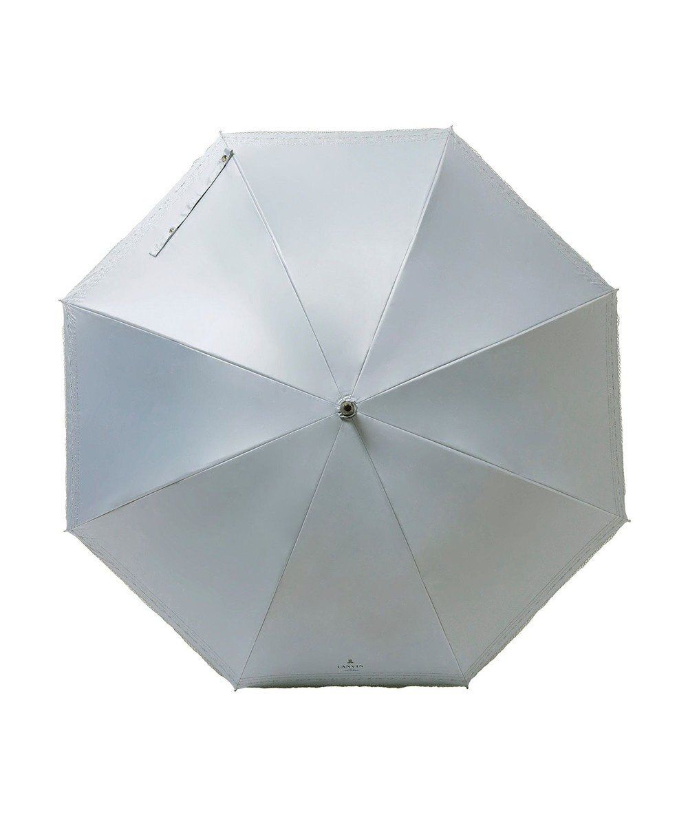 MOONBAT 【一級遮光/晴雨兼用】LANVIN en Bleu (ランバン オン ブルー) 長傘 日傘 ラメ刺繍 ピコレース 