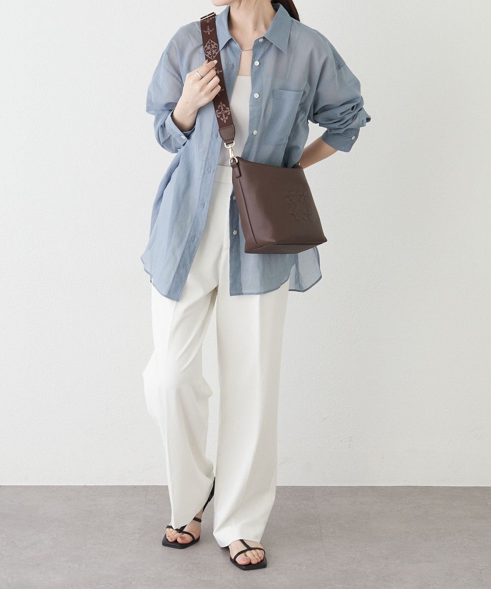 russet 《WEB限定》スタンダードミニショルダーバッグ <エンボスモノグラム>(CE-1718-WEB) 