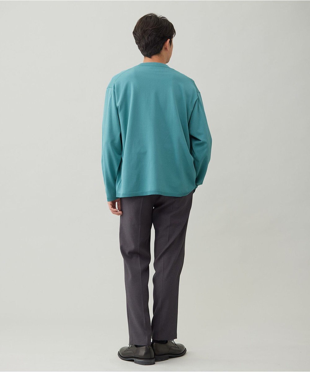 UNFILO MENS 【OCEANS 雑誌・web・YouTube 掲載】WOOL TOUCH 機能美パンツ スリム【東レ開発のウール見え高機能素材】 