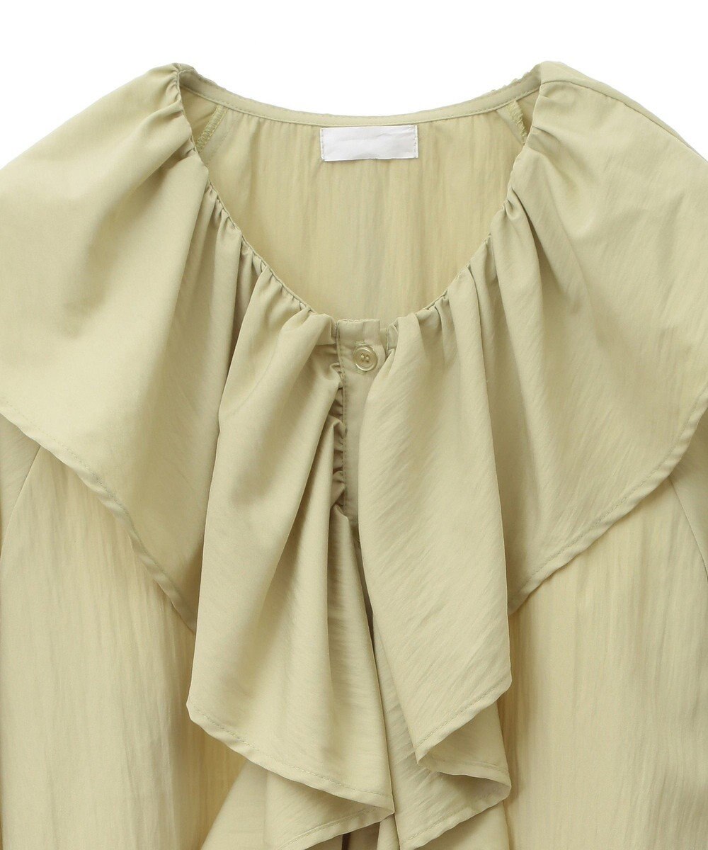 CRAFT STANDARD BOUTIQUE ビッグ襟フリルブラウス 