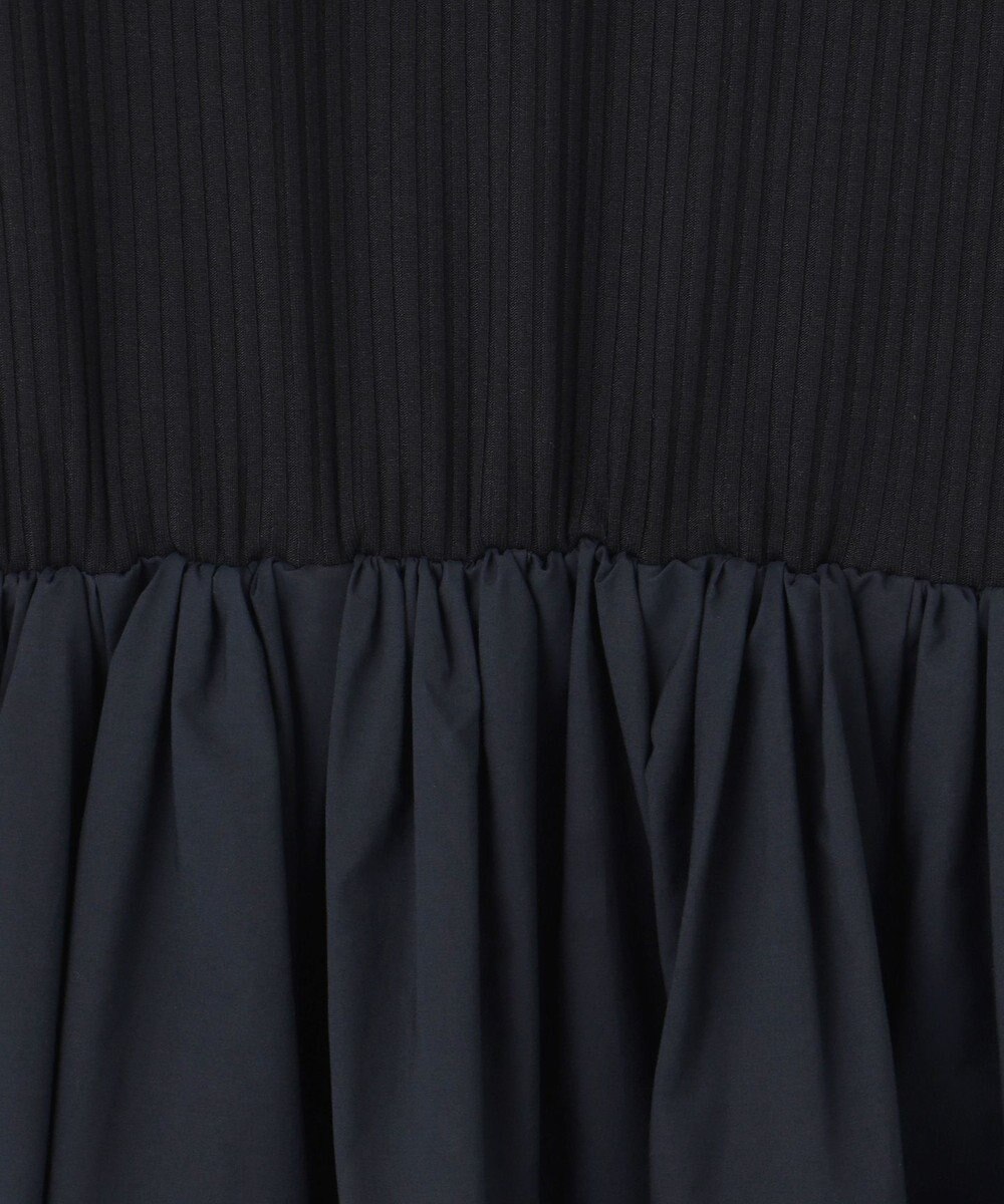 ICB L 【WEB限定・洗える】 リブコンビタイプライター ワンピース 