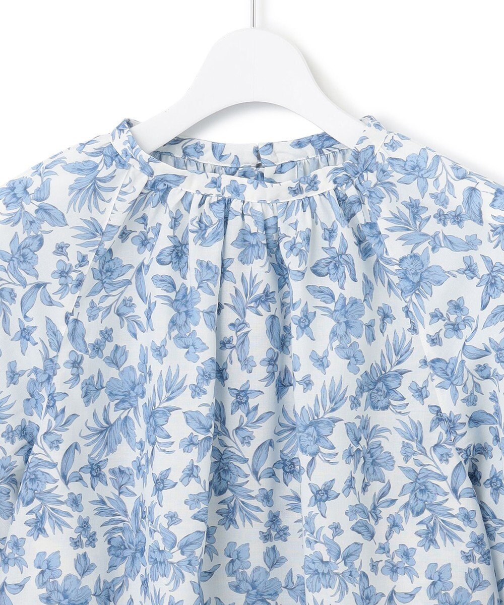 23区 S 【SLOW/一部店舗限定】ボタニカルプリント ブラウス 