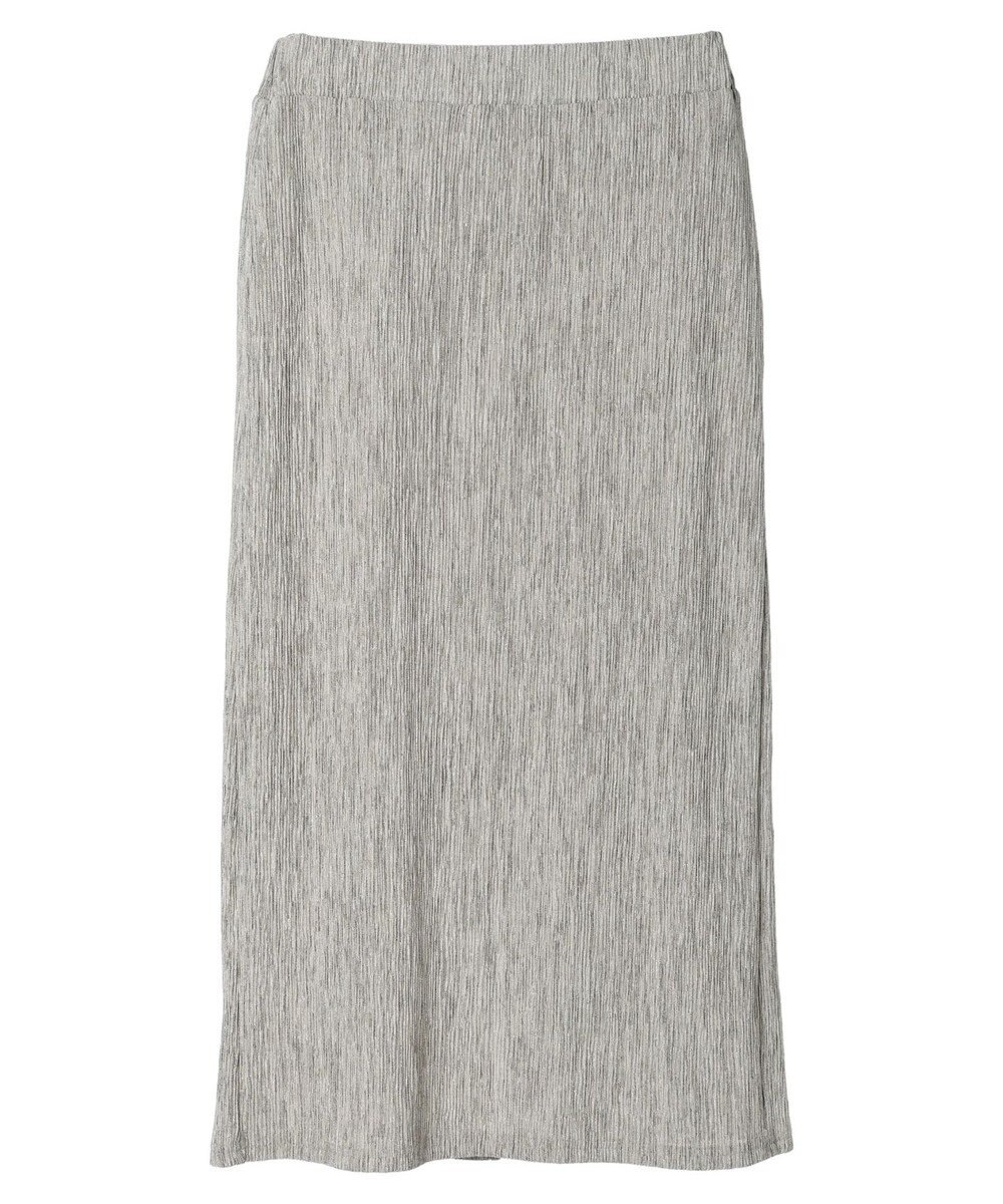Green Parks メランジプリーツＩラインスカート 