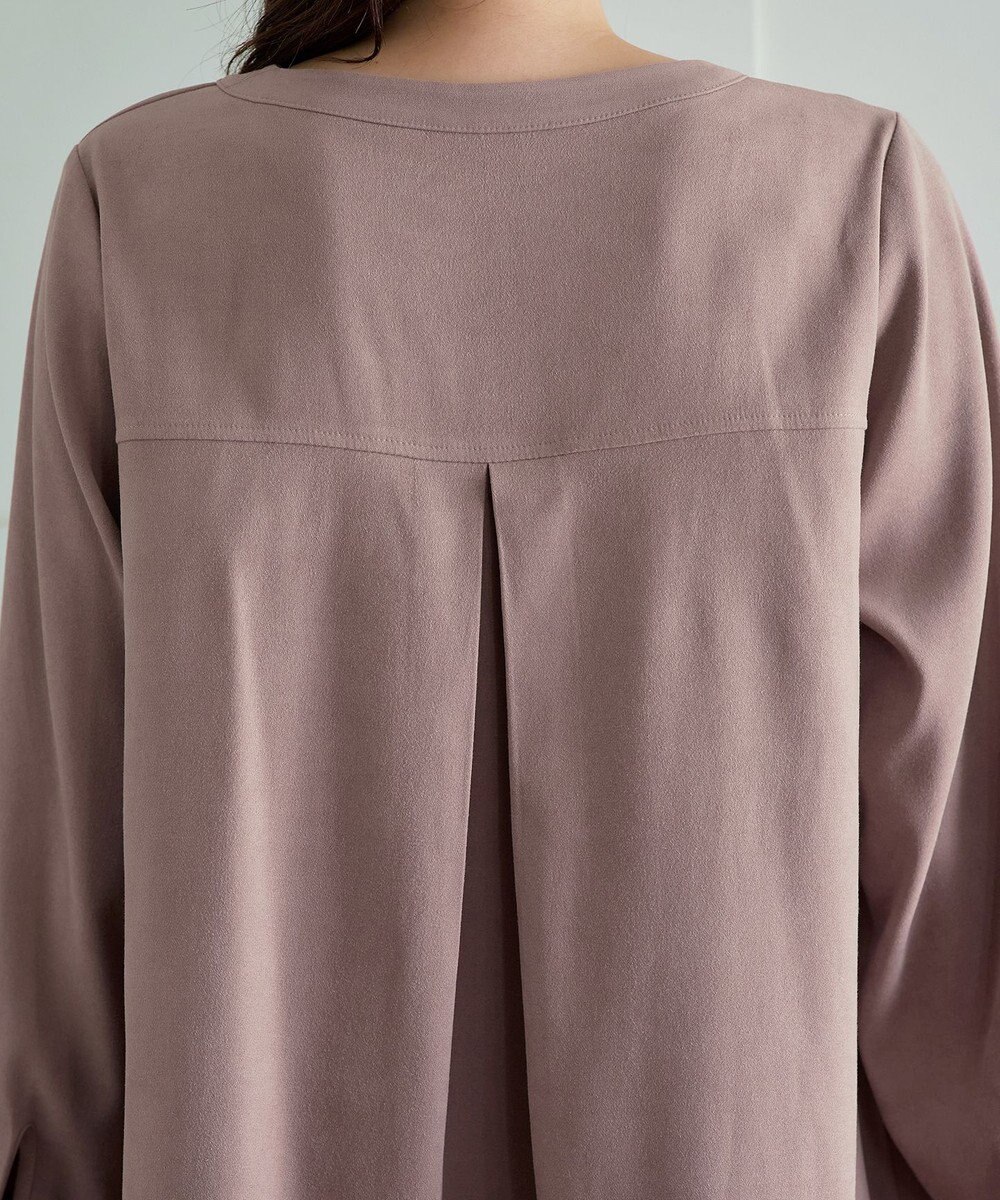 Tiaclasse L 【洗える】スエード調チュニック 