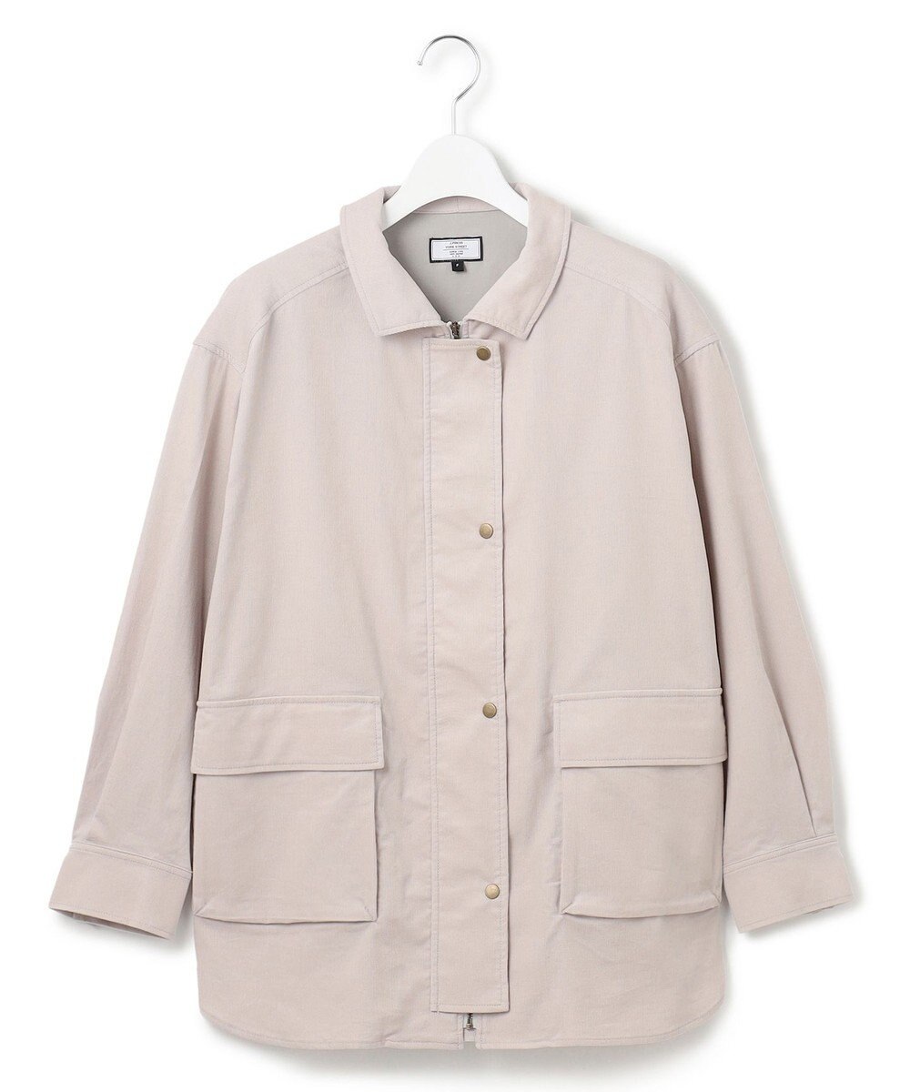 J.PRESS YORK STREET 【WOMEN】コーデュロイ シャツブルゾン 