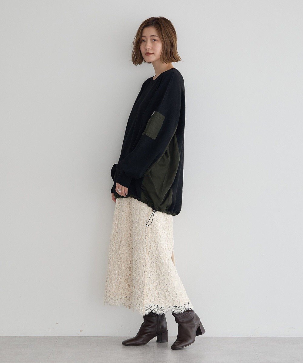 YECCA VECCA レースナロースカート 