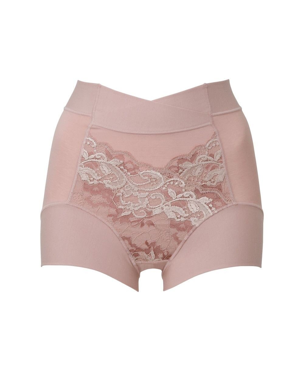 BRADELIS New York 【BRADELIS NewYork peace】綿混フィットレースショーツ ウエストからヒップ下まですっぽり包み補整するショーツ 