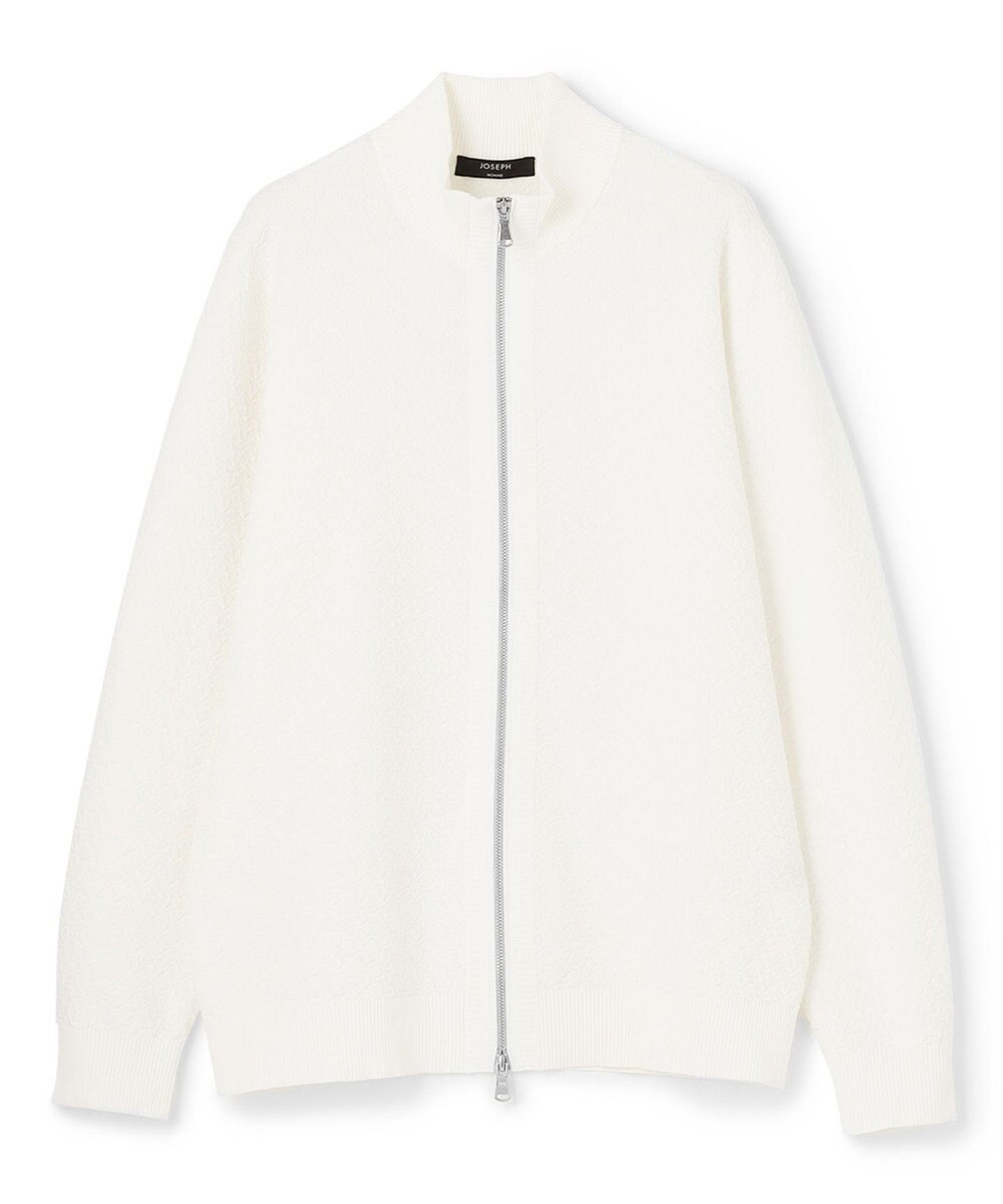 JOSEPH HOMME 【イージーケア】 ヴィスコースリンクス　ジップアップカーディガン 