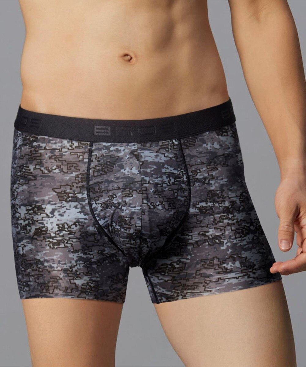 WACOAL MEN 【キモチイイパンツ】 ボクサーパンツ 動きにフィット フロント快適グラマラス 吸汗速乾 上質なフィット感 肌あたり軽減設計 前閉じ 下着 メンズ GT3371 /ブロス バイ ワコールメン 