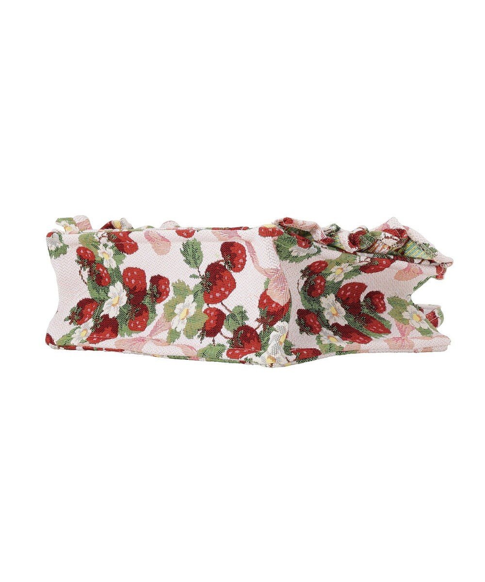Maison de FLEUR いちごゴブランフロントフリルバッグ 
