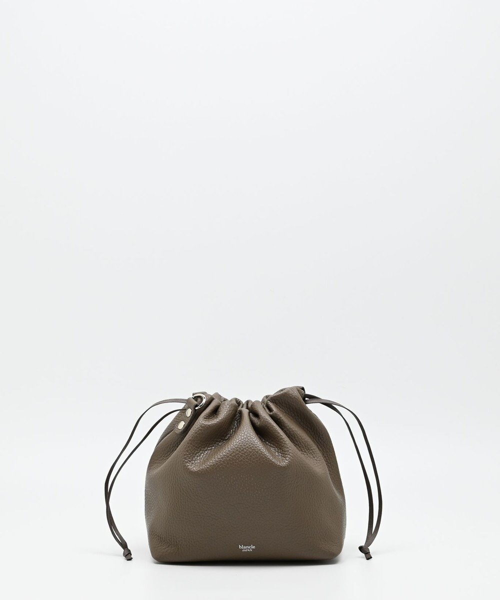 blancle シュリンクレザー ドローストリング2wayバッグ 