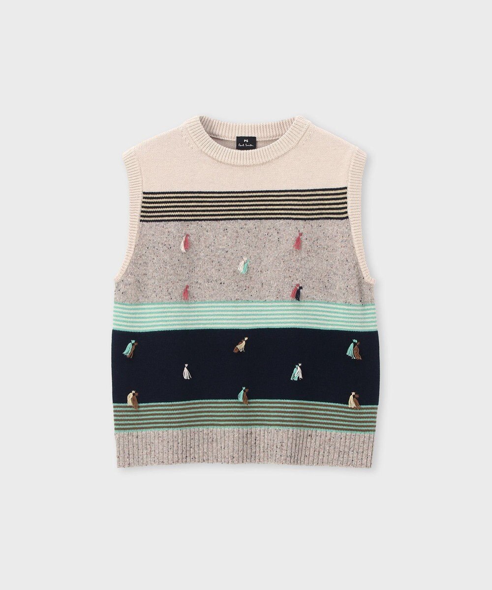 Paul Smith タッセルジャカード ベスト 